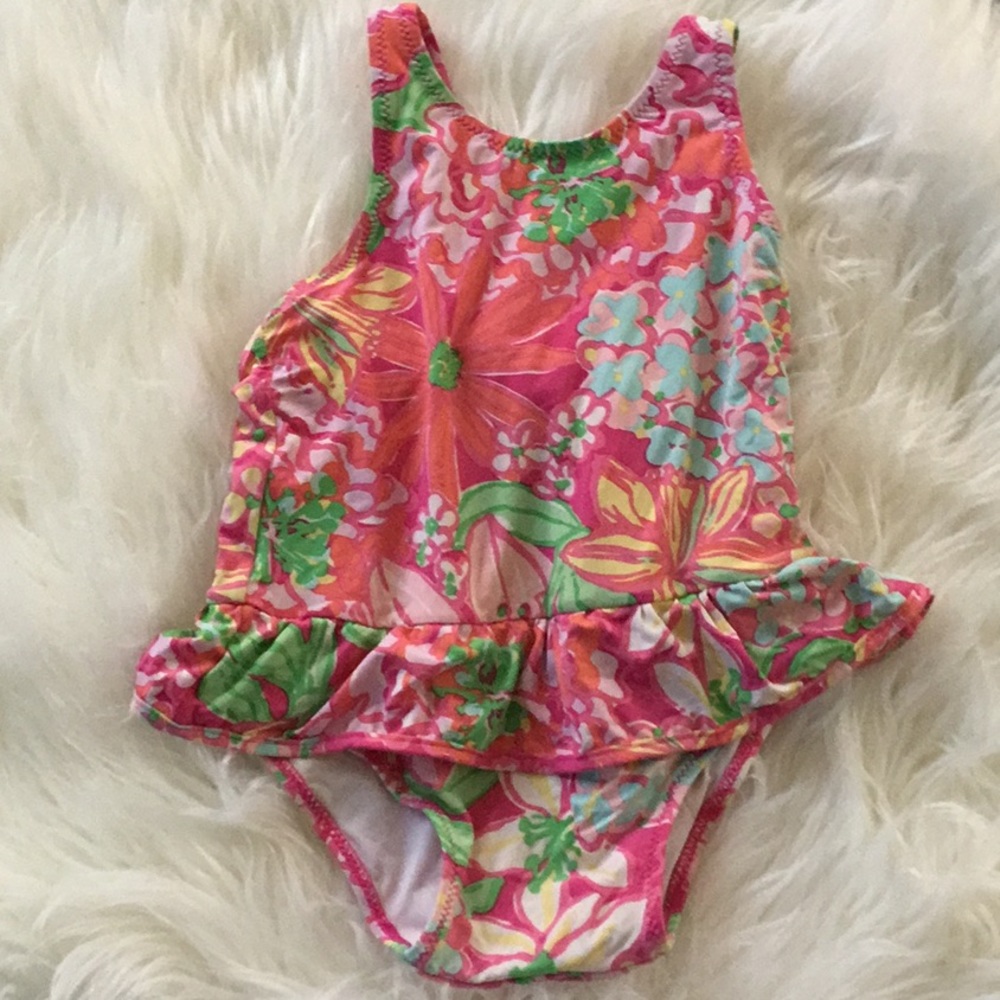 Lilly Pulitzer floral bathing suit